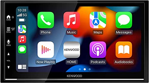 KENWOOD DMX7709S 6.8-Inch Capacitive Touch Screen, Car Stereo, CarPlay and Android Auto, Bluetooth, AM/FM Radio, MP3 Player, USB Port, Double DIN, 13-Band EQ Plus CMOS-230 Rearview Camera KENWOOD DMX7709S 6.8-Inch Capacitive Touch Screen, Car Stereo, CarPlay and Android Auto, Bluetooth, AM/FM Radio, MP3 Player, USB Port, Double DIN, 13-Band EQ Plus CMOS-230 Rearview Camera